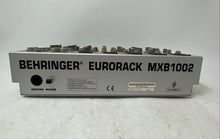 Load image into Gallery viewer, Behringer Eurorack MXB1002 Silver Multiple Channel Analog Audio Mixer Not Tested

