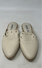 Load image into Gallery viewer, Anne Klein Womens Shea-S White Leather Slip-On Mule Sandals Size 7M
