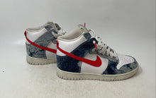 Load image into Gallery viewer, Nike Womens Dunk High DV2181-900 Blue White Lace-Up Sneakers Shoes Size 8
