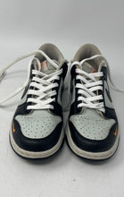 Load image into Gallery viewer, Nike Boys Dunk Low FN7784-001 Black White Leather Sneakers Shoes Size 5Y
