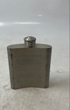 Load image into Gallery viewer, Vintage Kings Pewter Engraved Design Screw Cap Hip Bottle Flask Collectible
