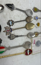 Load image into Gallery viewer, Assorted Mixed Enamel Designs Collector Souvenir Spoons Lot Of 14 Pieces
