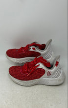 Load image into Gallery viewer, Under Armour Unisex Curry Flow 9 Team Red White Sneaker Shoes Size M 6 W 7.5
