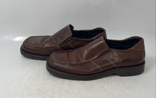 Load image into Gallery viewer, Alfani Mens Brown Leather Square Toe Slip-On Loafer Shoes Size 8.5
