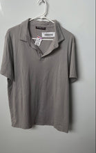 Load image into Gallery viewer, Michael Kors Mens Gray Cotton Short Sleeve Modern Fit Polo Shirt Size XL
