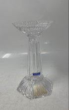 Load image into Gallery viewer, Marquis By Waterford Clear Lead Crystal Cut Corinth 7.5" Pillar Candle Holder
