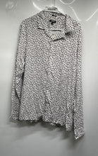 Load image into Gallery viewer, Express Mens Multicolor Printed Slim Long Sleeve Dress Shirt Size L 16-16.5
