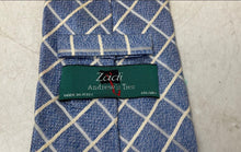 Load image into Gallery viewer, Zadi Andrews Mens Blue Geometric Silk Adjustable Formal Pointed Tie One Size
