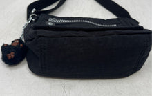 Load image into Gallery viewer, Kipling Womens Black Monkey Charm Outer Pocket Adjustable Strap Crossbody Bag
