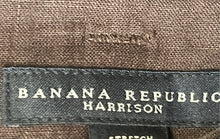 Load image into Gallery viewer, Banana Republic Womens Brown Harrison Flat Front Straight Leg Dress Pants Size 2
