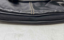 Load image into Gallery viewer, Fossil Womens Black Leather Inner Zip Pocket Adjustable Strap Crossbody Handbag
