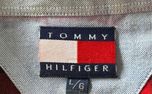 Load image into Gallery viewer, Tommy Hilfiger Mens Red Black Plaid Long Sleeve Cotton Button-Up Shirt Size L
