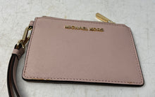 Load image into Gallery viewer, Michael Kors Womens Pink Detachable Strap Credit Card Slots Wristlet Wallet
