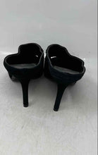 Load image into Gallery viewer, Michael Kors Womens Black Leather Embellished High Stiletto Slide Heels Size 9 M
