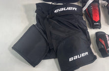 Load image into Gallery viewer, Bauer Lil' Sport Kids Black And Red Hockey Sports Armor Set Size L Set Of 3
