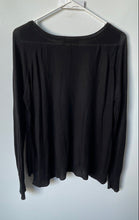 Load image into Gallery viewer, Zara Womens Black Long Sleeve Knitted Crew Neck Pullover Sweater Size Medium
