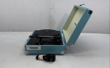 Load image into Gallery viewer, Crosley Cruiser Deluxe CR8005D-TU Blue 3-Speed Bluetooth Turntable Not Tested
