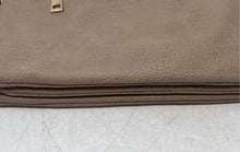 Load image into Gallery viewer, Jose Hess Womens Brown Beige Pebble Leather Outer Pockets Shoulder Handbag
