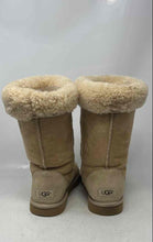 Load image into Gallery viewer, UGG Womens Classic Tall II Beige Leather Pull On Mid-Calf Snow Boots Size 6W
