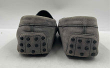 Load image into Gallery viewer, Authentic Tod&#39;s Mens Gray Suede Panny Slip-On Flat Moccasin Shoes Size 6.5
