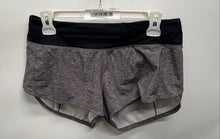 Load image into Gallery viewer, Lululemon Womens Black Gray Heather Pull-On Activewear Athletic Shorts Size 6
