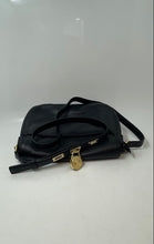 Load image into Gallery viewer, Michael Kors Womens Bedford Black Pebbled Leather Flap Crossbody Bag With Tag
