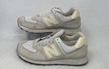 Load image into Gallery viewer, New Balance Womens 574 V2 WL574VL2 Gray White Sneaker Shoes Size 7.5B No Laces
