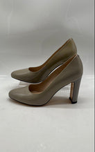 Load image into Gallery viewer, Angelo Vani Womens Cream Round Toe Slip-On Block Pump Heels Size EU 38
