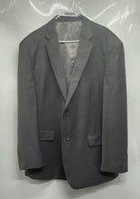 Load image into Gallery viewer, Vinci Mens Gray Pocket Notch Lapel Single-Breasted Two-Button Suit Jacket Sz 48L
