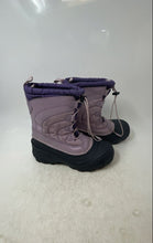 Load image into Gallery viewer, The North Face Girls Alpenglow IV Purple &amp; Black Waterproof Snow Boots Size 4

