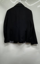 Load image into Gallery viewer, Calvin Klein Womens Black Long Sleeve Notch Lapel Two-Button Blazer Size 16W
