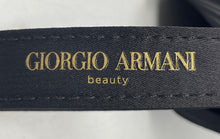 Load image into Gallery viewer, Giorgio Armani Beauty Womens Black Zipper And Wrist Carry Strap Cosmetic Bag
