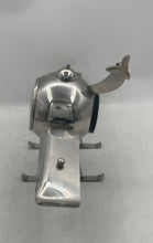 Load image into Gallery viewer, Queenstown London Silver Color Home Decorative Airplane Table Clock Not Tested
