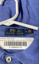 Load image into Gallery viewer, Polo Ralph Lauren Mens Blue Short Sleeve Collared Polo Shirt Size Medium
