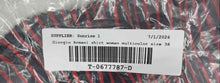 Load image into Gallery viewer, Authentic Giorgio Armani Womens Red Black Striped Long Sleeve T-Shirt Size 38
