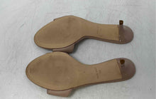 Load image into Gallery viewer, Nine West Womens Beige Open Toe Slip-On Kitten Slide Sandals Size 7M
