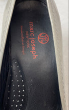 Load image into Gallery viewer, Marc Joseph Womens Gray Leather Slip-On Round Toe Block Pump Heels Size 8
