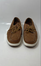 Load image into Gallery viewer, Xray Mens Brown Leather Moc Toe Low Top Lace-Up Boat Shoes Size 12
