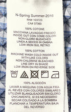 Load image into Gallery viewer, Armani Exchange Mens Blue Geometric Long Sleeve Slim Fit Button-Up Shirt Size S

