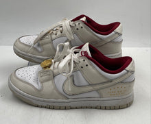 Load image into Gallery viewer, Authentic Nike Womens Dunk Low DV1160-100 White Sneaker Shoes Size 7 Dirty

