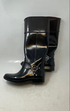 Load image into Gallery viewer, Michael Kors Womens Fulton Black Knee-High Pull-On Harness Rain Boots Size 6
