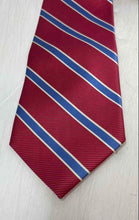 Load image into Gallery viewer, Brooks Brothers Mens Multicolor Striped Stain Resistant Keeper Loop Pointed Tie
