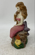 Load image into Gallery viewer, Home Decorative Collectible Multicolor Engraved Ceramic Sea Mermaid Figurine
