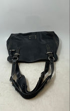 Load image into Gallery viewer, The Sak Womens Black Leather Charm Double Handle Bottom Studs Shoulder Handbag
