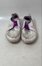 Load image into Gallery viewer, Nike Kids Flex Runner 2 DJ6040-101 White Purple Slip-On Sneaker Shoes Size 2.5Y
