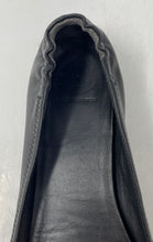 Load image into Gallery viewer, Authentic Tory Burch Womens Black Leather Slip-On Ballet Flats Size 8.5M Worn
