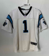 Load image into Gallery viewer, Nike Mens White Carolina Panthers Cam Newton #1 Football-NFL Jersey Size XL
