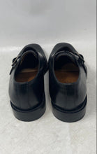 Load image into Gallery viewer, Cardinale Mens Black Leather Buckle Monk Strap Dress Shoes Size 8
