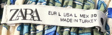 Load image into Gallery viewer, Zara Womens Multicolor Floral Spaghetti Strap Smocked Back A-Line Dress Size L
