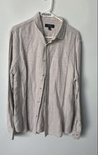 Load image into Gallery viewer, Banana Republic Mens Gray Plaid Print Long Sleeve Slim Fit Button-Up Shirt Sz M
